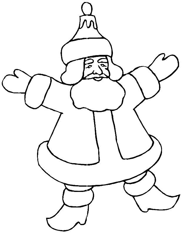 Święty Mikołaj kolorowanki